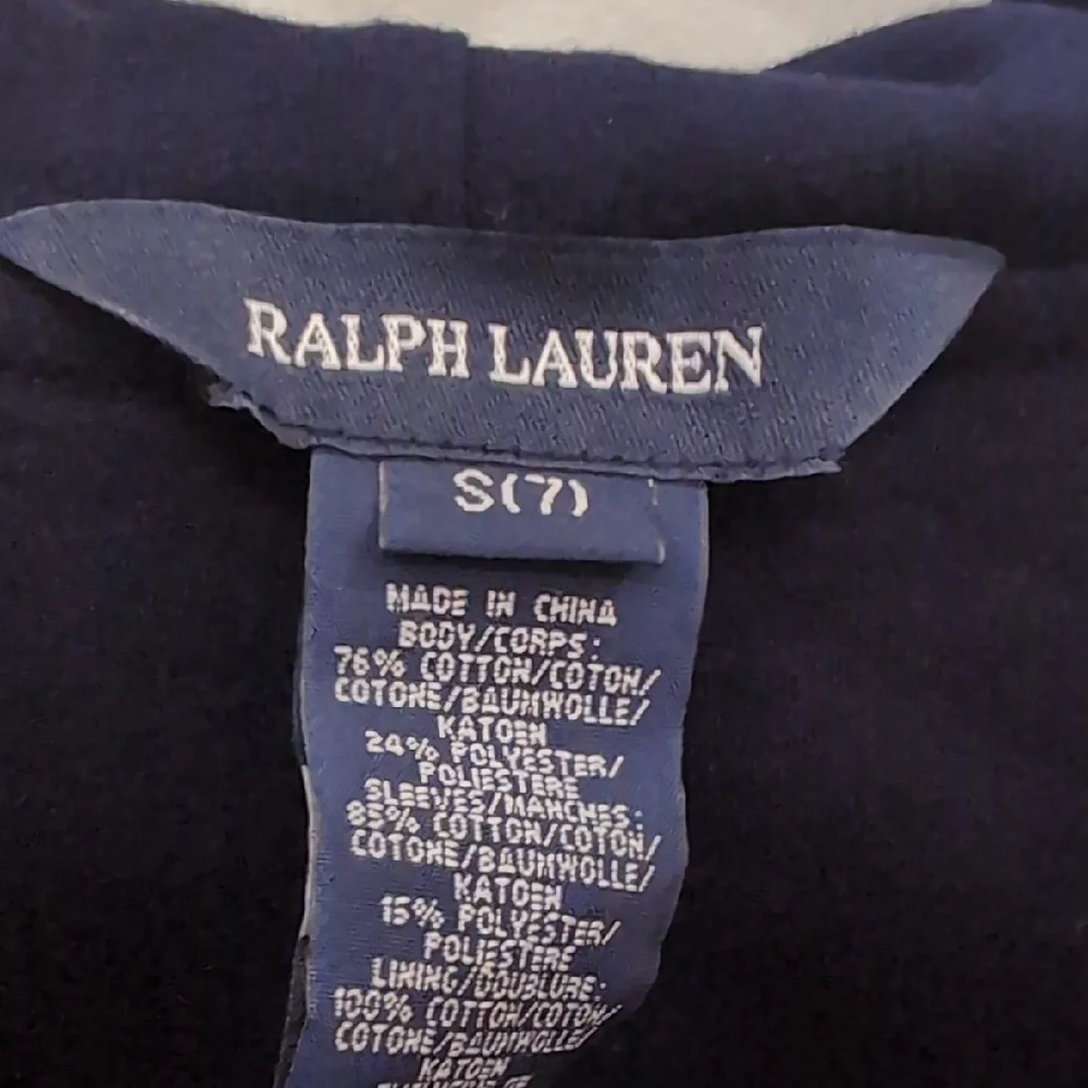 Ralph Lauren Kids Hoodie with Pink and Black Stripes NWOT